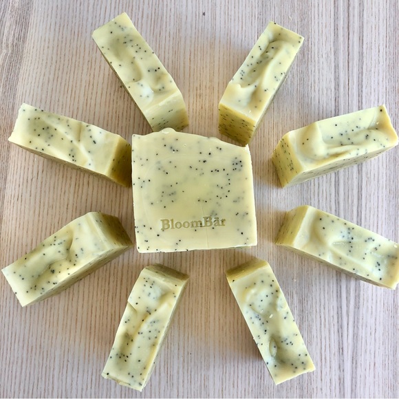 Lemon Poppyseed | Handcrafted Soap Bars - Set of 2 - Picture 1 of 6